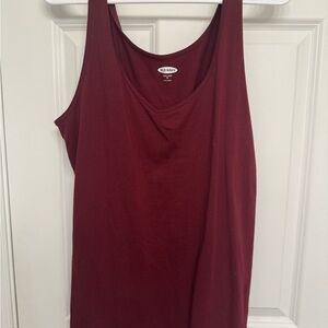 Old Navy Women's Deep Red Tank Top